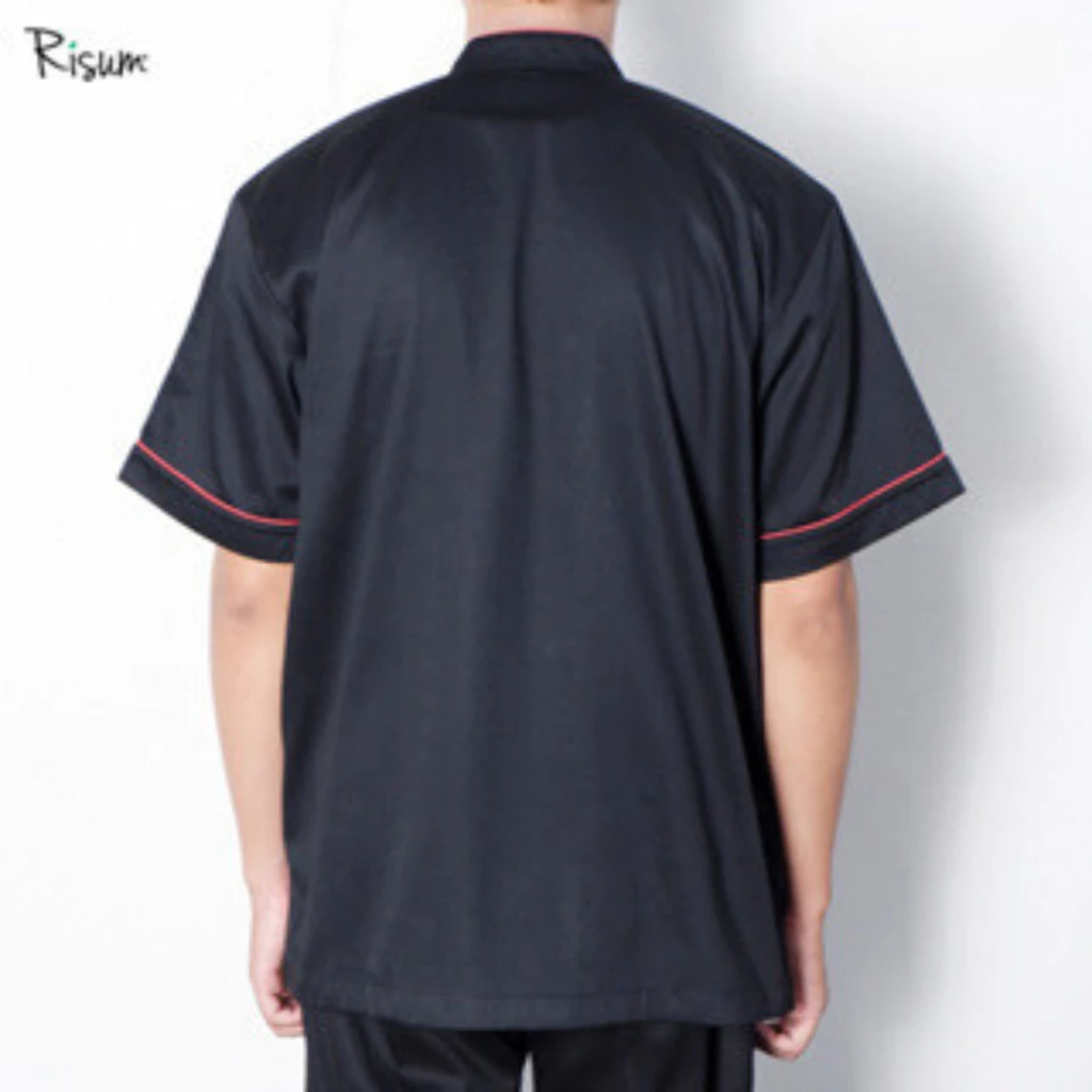 Bangle Chef Coat / Baju Koki Lengan Pendek - Image 2
