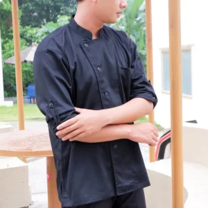 Bangle Chef Coat / Baju Koki Lengan Panjang