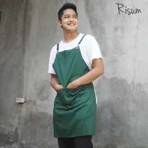 Buckle Apron Celemek X-Strap Tali Silang