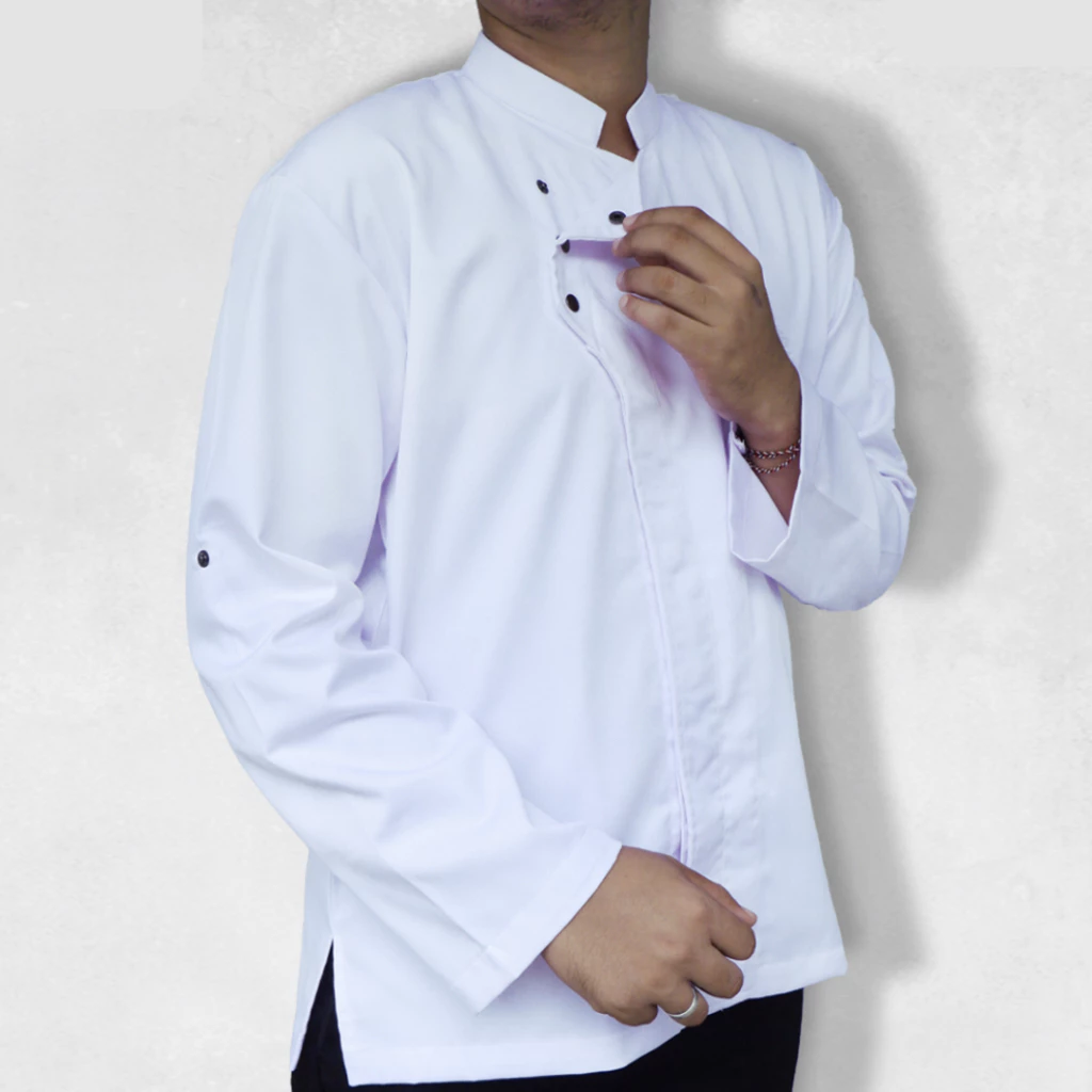 Snap Chef Coat Baju Koki Snap Baju Koki Dewasa Snap terbaik