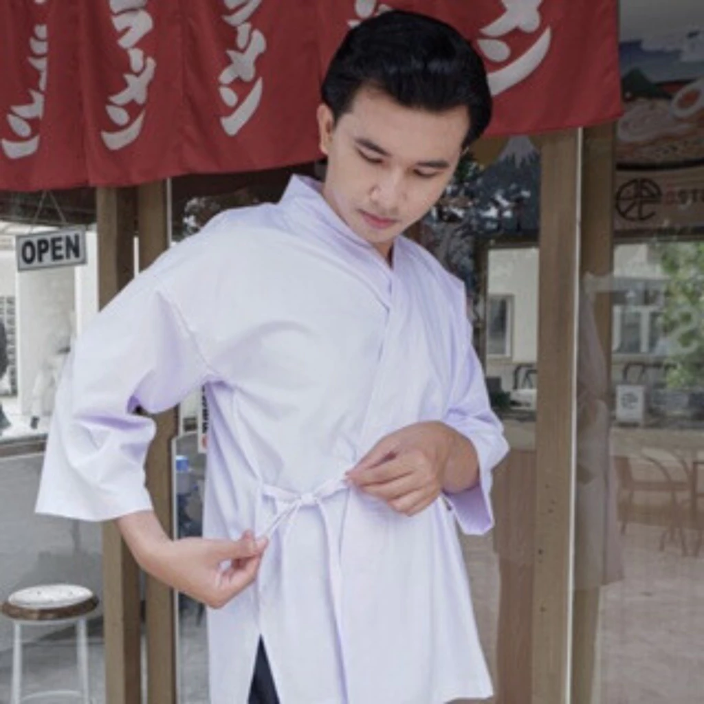 Sushi Chef Coat Baju Koki Kimono