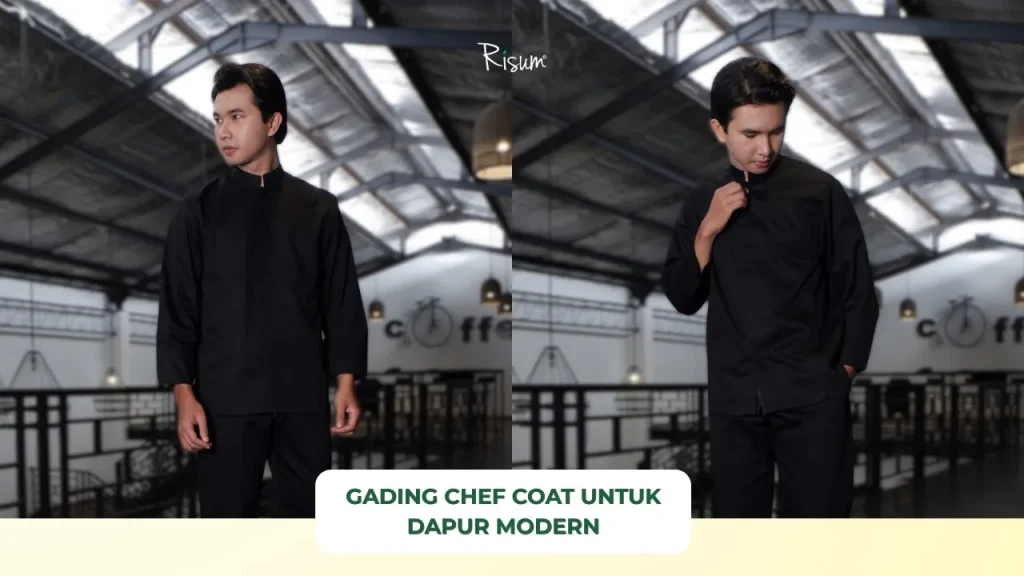 GADING CHEF COAT Chef Coat Profesional untuk Kenyamanan dan Tampilan Dapur Modern