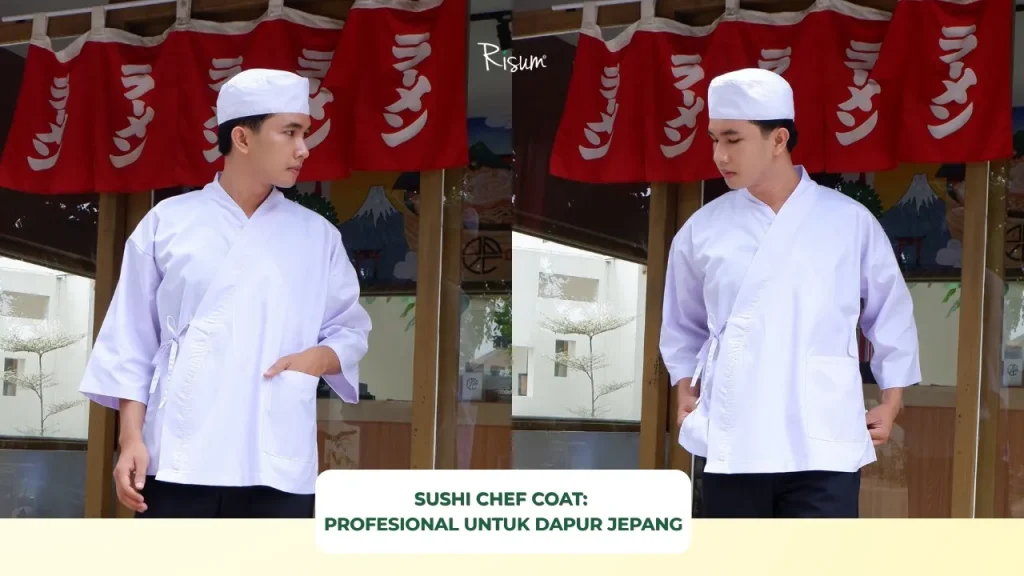 Sushi Chef Coat Seragam Chef Jepang yang Nyaman, Rapi, dan Profesional
