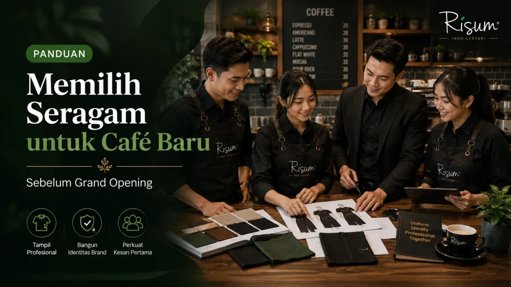 Panduan seragam café sebelum grand opening